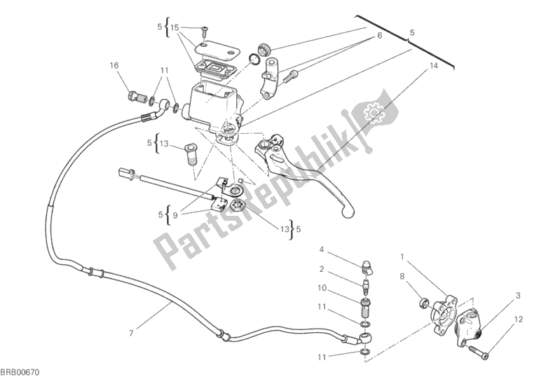 Tutte le parti per il Controllo Della Frizione del Ducati Scrambler Icon Dark Thailand 803 2020